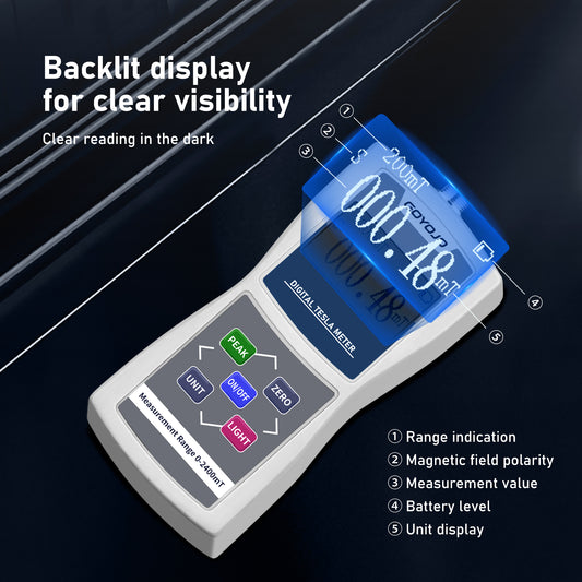GOYOJO AMST-5 Handheld Gaussmeter - GOYOJO
