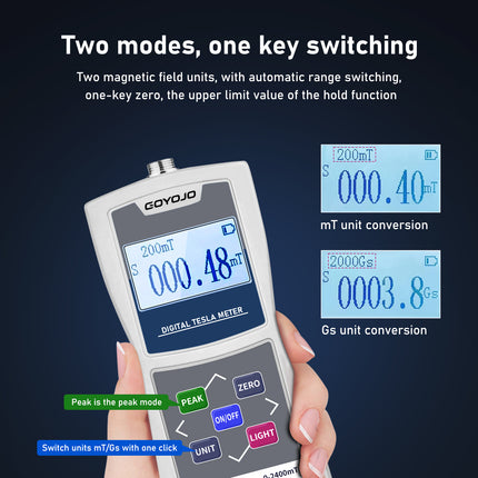 GOYOJO AMST-5 Handheld Gaussmeter