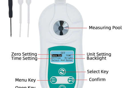 GOYOJO PAL-102 Digital Brix Refractometer | 0-53% Accuracy