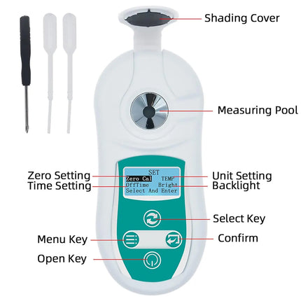 GOYOJO PAL-102 Digital Brix Refractometer | 0-53% Accuracy