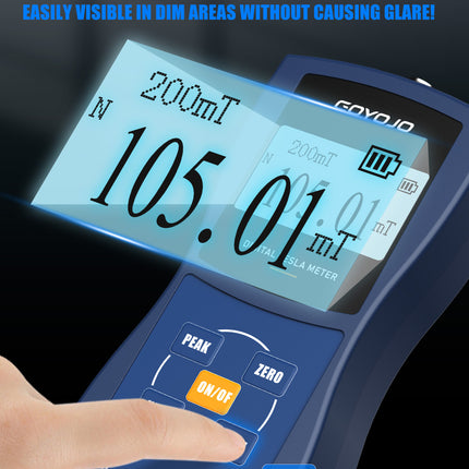 GOYOJO GT129 Gauss/Tesla Meter with High Precision