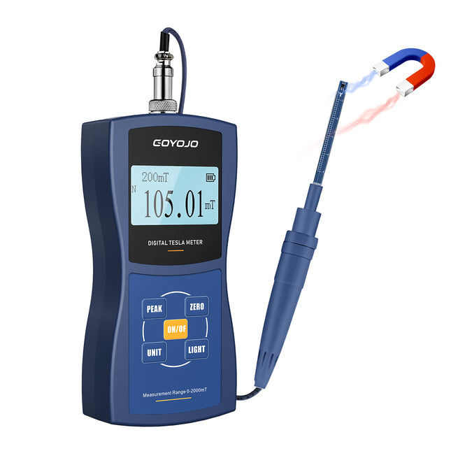 GOYOJO GT129 Gauss/Tesla Meter with High Precision