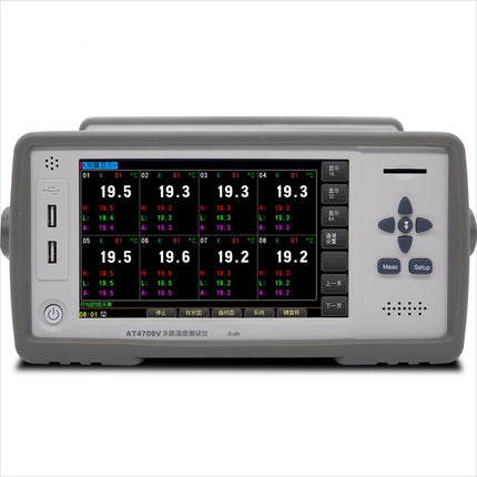 AT4708V 8-Channel Temperature Meter | -200°C to 1300°C