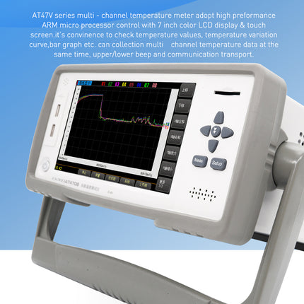 AT4708V 8-Channel Temperature Meter | -200°C to 1300°C